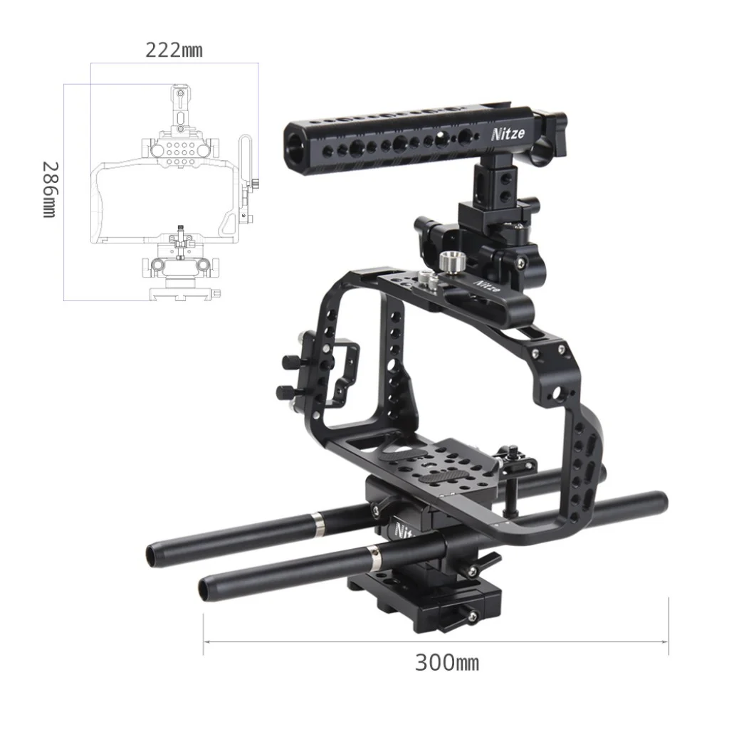 NITZE BMPCC 4K CAMERA CAGE KIT| Recraw
